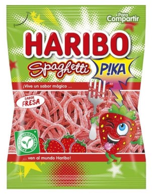 Haribo Spaghetti Fresa Pika (Мармелад Харибо Клубничные Спагетти) 75г (18)