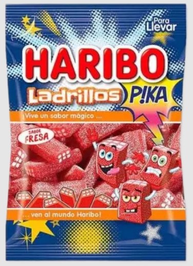 Haribo Ladrillos (Мармелад Харибо Клубничные брикеты) 100г (18)
