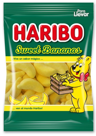Haribo Sweet Bananas (Мармелад Харибо Бананы в сахаре) 90г (18)