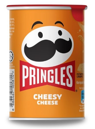Pringles Cheesy Cheese (Чипсы Принглс Сырный Сыр) 42г (12) Малайзия