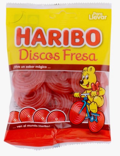 Haribo Disco Fresa (Мармелад Харибо Клубничная лента) 80г (18)