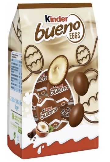 Kinder Bueno Eggs (Шоколадные яйца Киндер Буэно картон) 80г (21) Kinder Bueno Eggs (Шоколадные яйца Киндер Буэно картон) 80г (21)