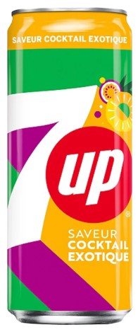 Газированный напиток 7UP ЭКЗОТИК 330мл (24) Франция