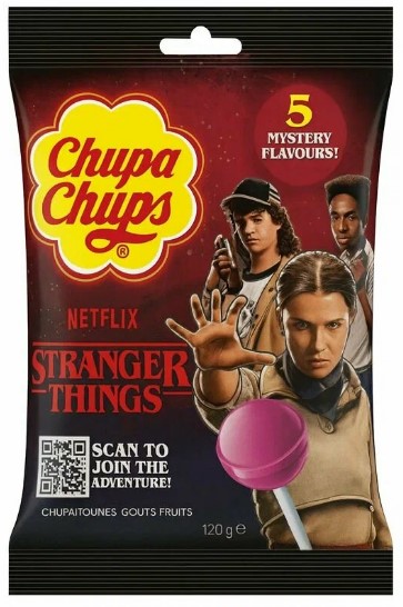 Chupa Chups Stranger Things (Леденцы Чупа-чупс Очень Странные Дела) 12г (50)*12