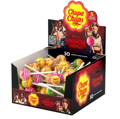 Chupa Chups Stranger Things (Леденцы Чупа-чупс Очень Странные Дела) 12г (50)*12