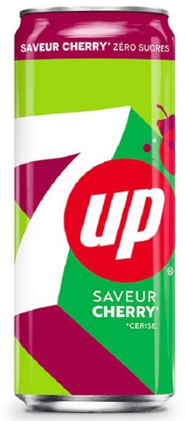 Газированный напиток 7UP ВИШНЯ 330мл (24) Франция