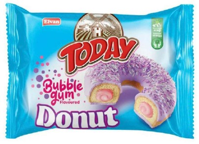 Пончики Донат с начинкой Бабл-Гам 40гр (24)*6