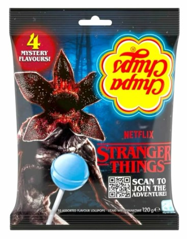 Chupa chups Stranger Things 4 flavours (Чупа-чупс Очень странные дела 4 вкуса) 120г (12) Chupa chups Stranger Things 4 flavours (Чупа-чупс Очень странные дела 4 вкуса) 120г (12)