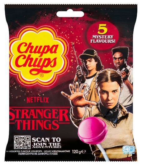 Chupa chups Stranger Things 5 flavours (Чупа-чупс Очень странные дела 5 вкусов) 120г (12) Chupa chups Stranger Things 5 flavours (Чупа-чупс Очень странные дела 5 вкусов) 120г (12)