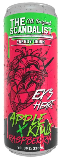 Напиток энергетический  Exs Heart The Scandalist ENERGY DRINK 450мл