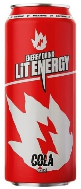 Энерг. напиток LiT ENERGY Cola (Кола) 450мл (12)