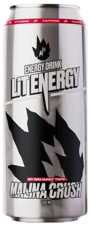 Энерг. напиток LiT ENERGY Raspberry (Малина) 450мл (12)