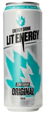 Энерг. напиток LiT ENERGY Original Zero (Оригинал Зеро) 450мл (12)
