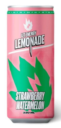 Лимонад LiT ENERGY Strawberry Waterelon (Клубника Арбуз) 330мл (12)