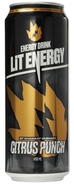 Энерг. напиток LiT ENERGY CITRUS PUNCH (Тропический цитрус) 450мл (12)