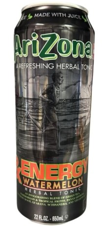 Напиток безалкогольный тонизирующий Arizona RX Energy Watermelon, 650 мл