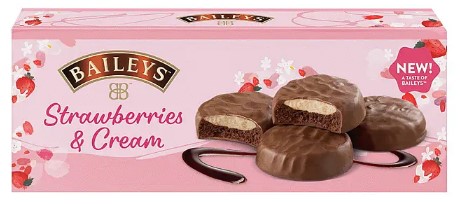 Baileys Strawberries & Cream (Печенье Бейлис Клубничный крем) 128г (14) Baileys Strawberries & Cream (Печенье Бейлис Клубничный крем) 128г (14)
