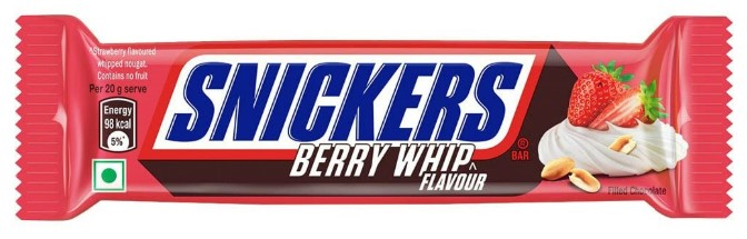 Батончик Snickers Berry Whip ( Берри Уип) 40г (15) Батончик Snickers Berry Whip ( Берри Уип) 40г (15)