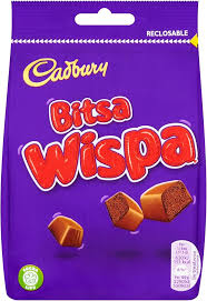 Cadbury Bitsa Wispa (Шок.батончики Кэдбери Виспа) 100г (10) пакет Cadbury Bitsa Wispa (Шок.батончики Кэдбери Виспа) 100г (10) пакет
