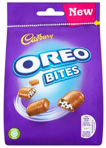 Cadbury Oreo Bites (Шок.батончики Кэдбери Орео) 100г (10) пакет Cadbury Oreo Bites (Шок.батончики Кэдбери Орео) 100г (10) пакет