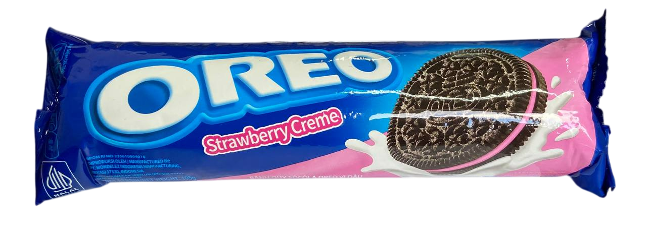 Oreo Strawberry (Орео Клубничный крем) 105г (24) Индонезия