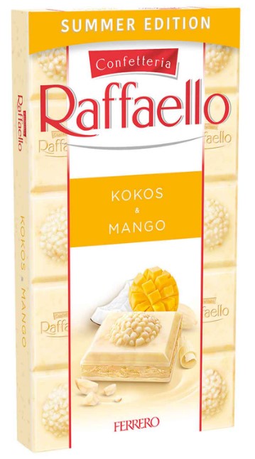 Шоколад Raffaello Kokos & Mango 90г (8) Шоколад Raffaello Kokos & Mango 90г (8)