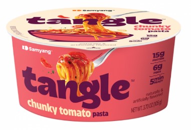 Паста TANGLE с густым томатным соусом в чашке, 105г, 1/6, Самянг, Корея