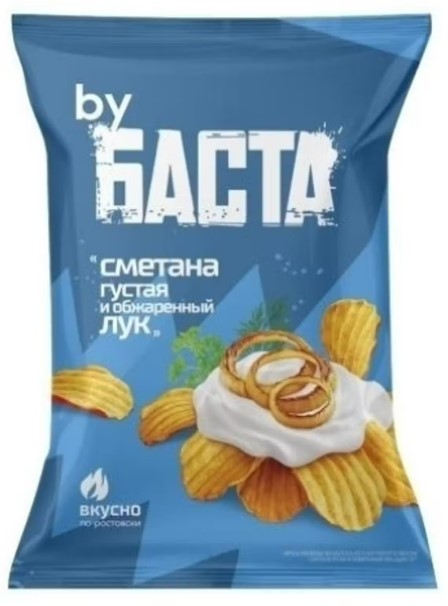 Чипсы by БАСТА Сметана и лук 120г (10)
