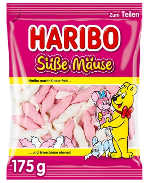 Мармелад Haribo Sube Mause 175гр(24)