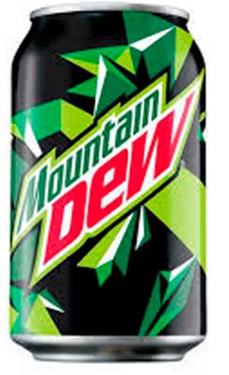 Газированный напиток Mountain Dew Classic ж/б 330мл(Ирак)