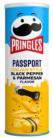 Чипсы Pringles Со вкусом чёрного перца и сыра Пармезан, 110 г(20)