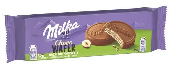 Вафли Milka Choco Wafer Hazelnut 150 гр (14)