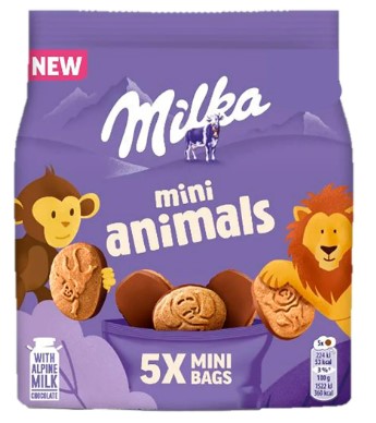 Печенье Milka Mini Animals (Мини Энималс) 99,5г (8)