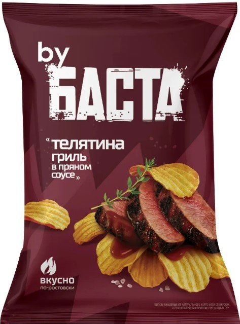 Чипсы by БАСТА Телятина гриль 120г (10)