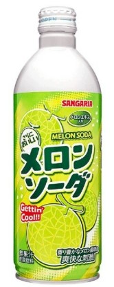 Напиток газированный Sangaria Melon Soda (Сангария Мелон Сода), 500мл