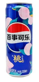 [M]Газированный напиток Pepsi White Peach(белый персик) 330 мл(24)