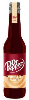 [M]Газированный напиток Dr. Pepper Vanilla 275мл (12) СТЕКЛО