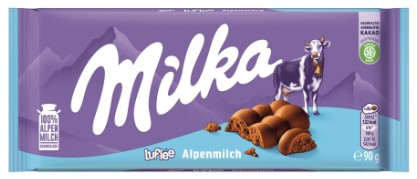 Шок. плитка Milka Luflee Alpine Milk (Милка Luflee Альпин Милк) 90г (14)