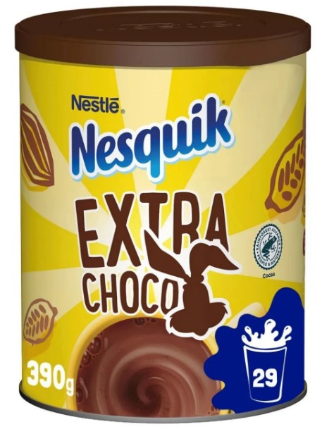 Какао Nesquik Cocoa  Extra Choc  390г (12) банка