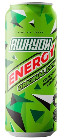 [M]ЭНЕРГЕТИЧЕСКИЙ НАПИТОК АШКУDИ ENERGY ORIGINAL DEW АШКУДИ